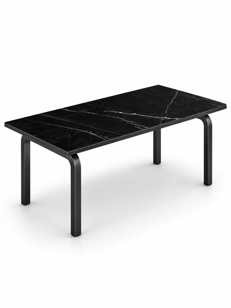 Black Arch-Frame Long Table