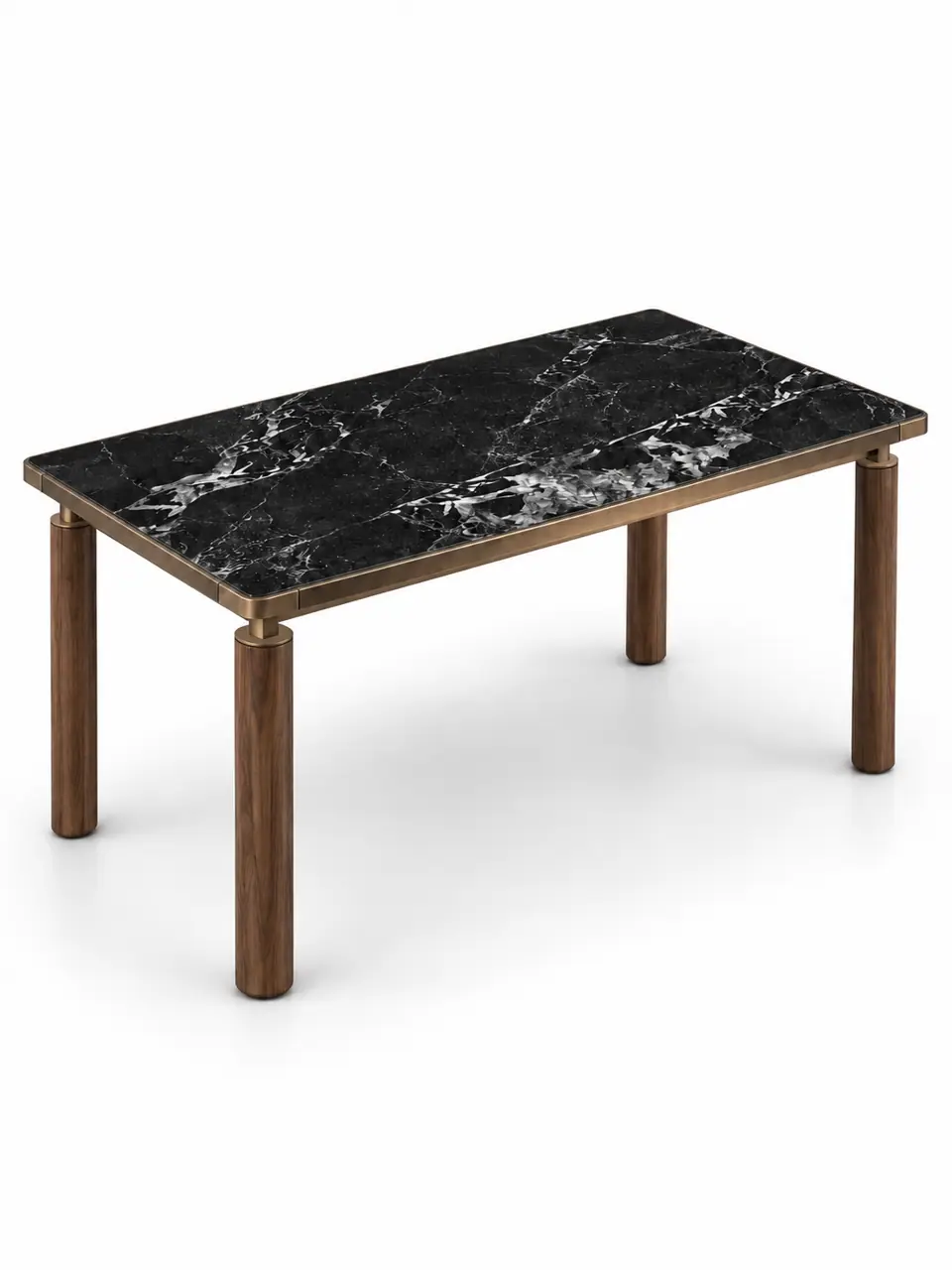 Collar-Leg Black Long Table