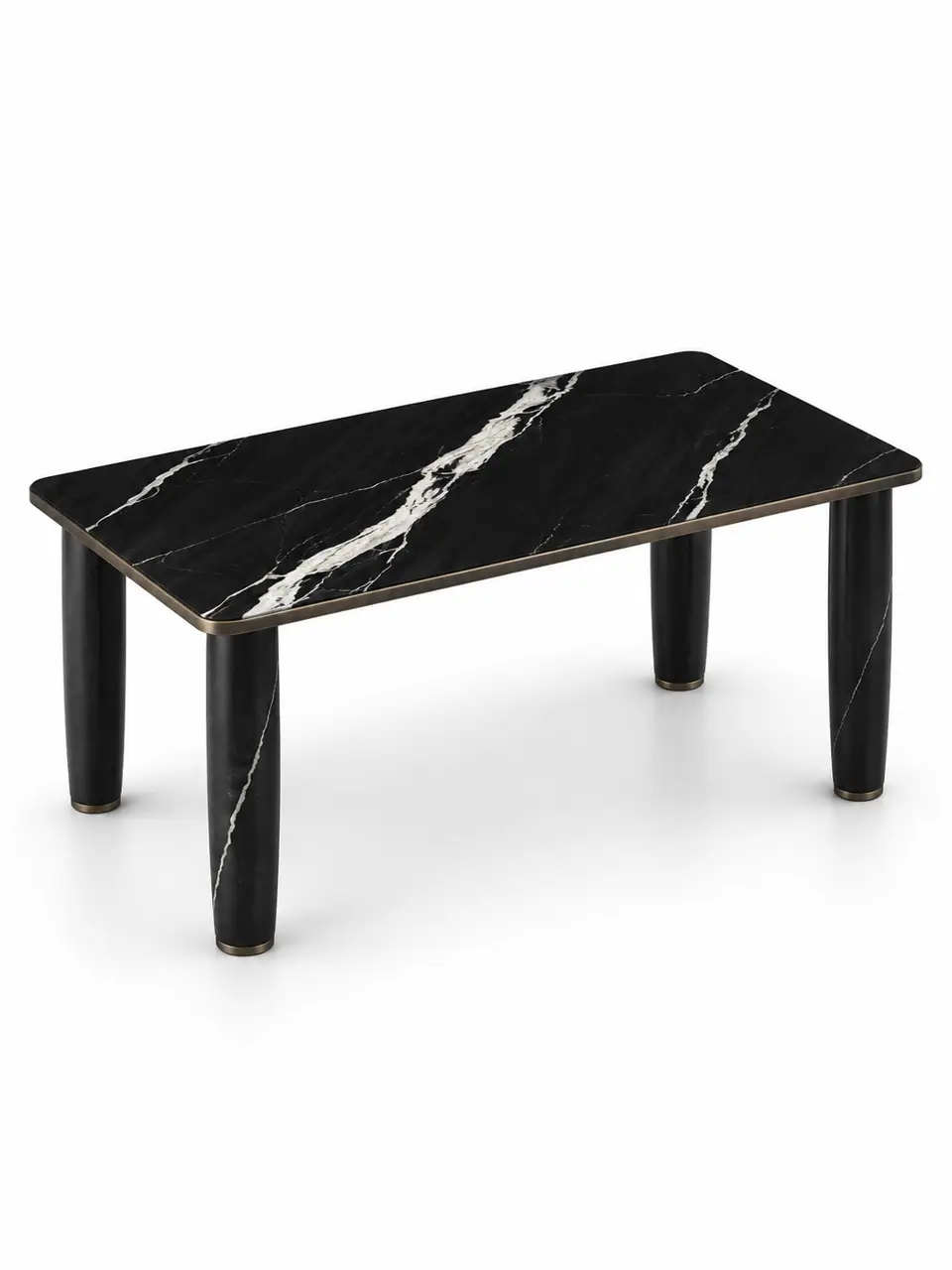Fossil Black Oval-Leg Table