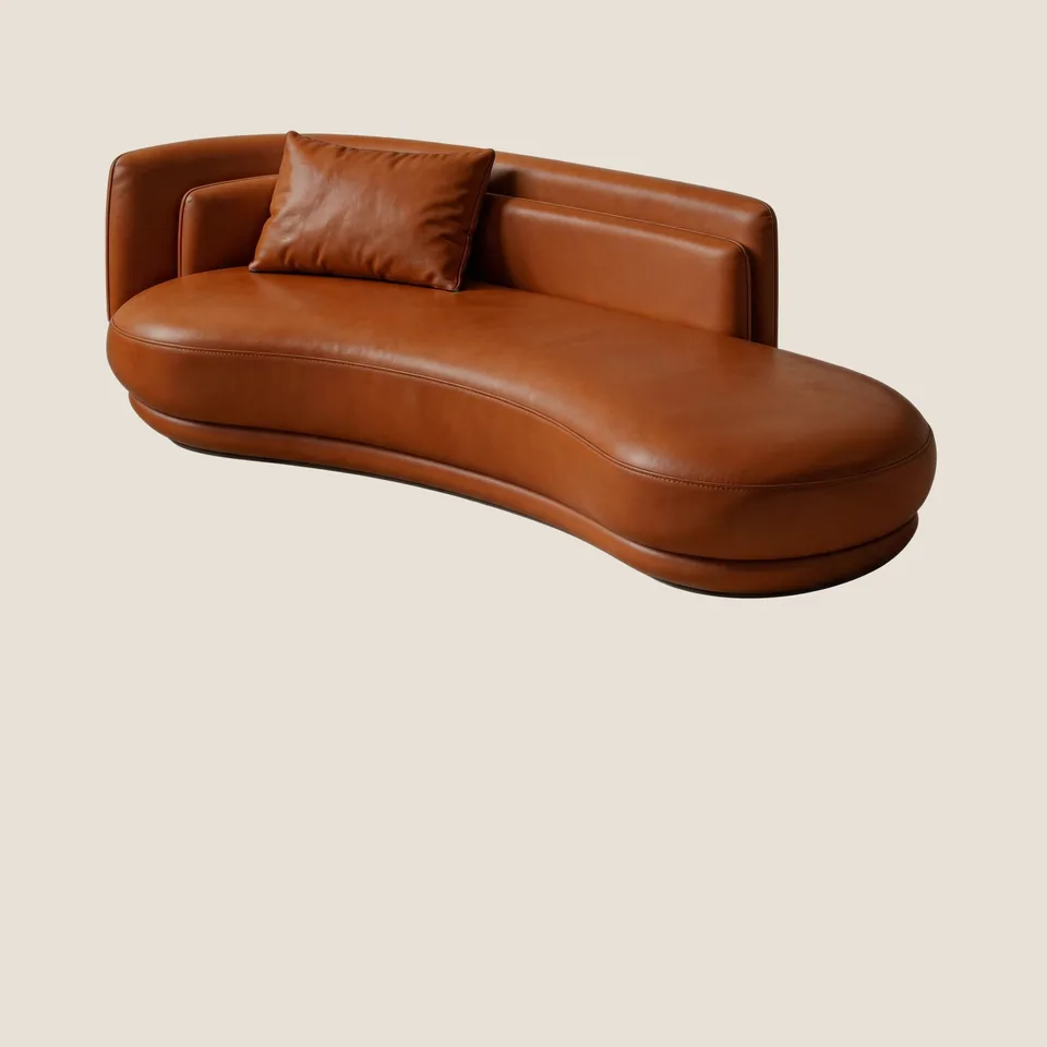 Open-End Curved Sofa view 2