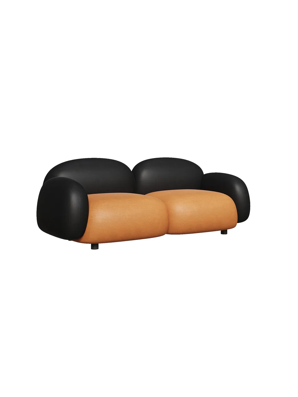 Pillow-Form Two-Tone Lounge Group
