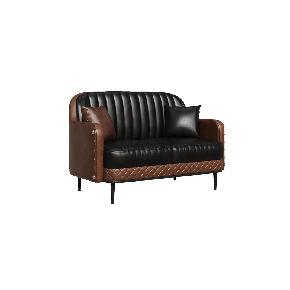 Riveted Channel-Back Two-Seater