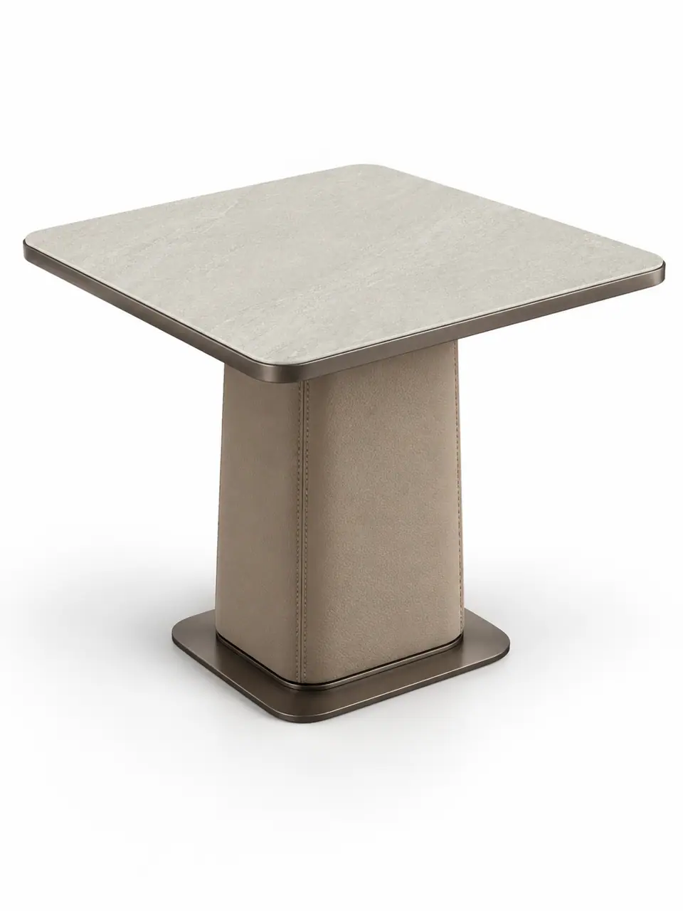 Saddle Pedestal Pale Table