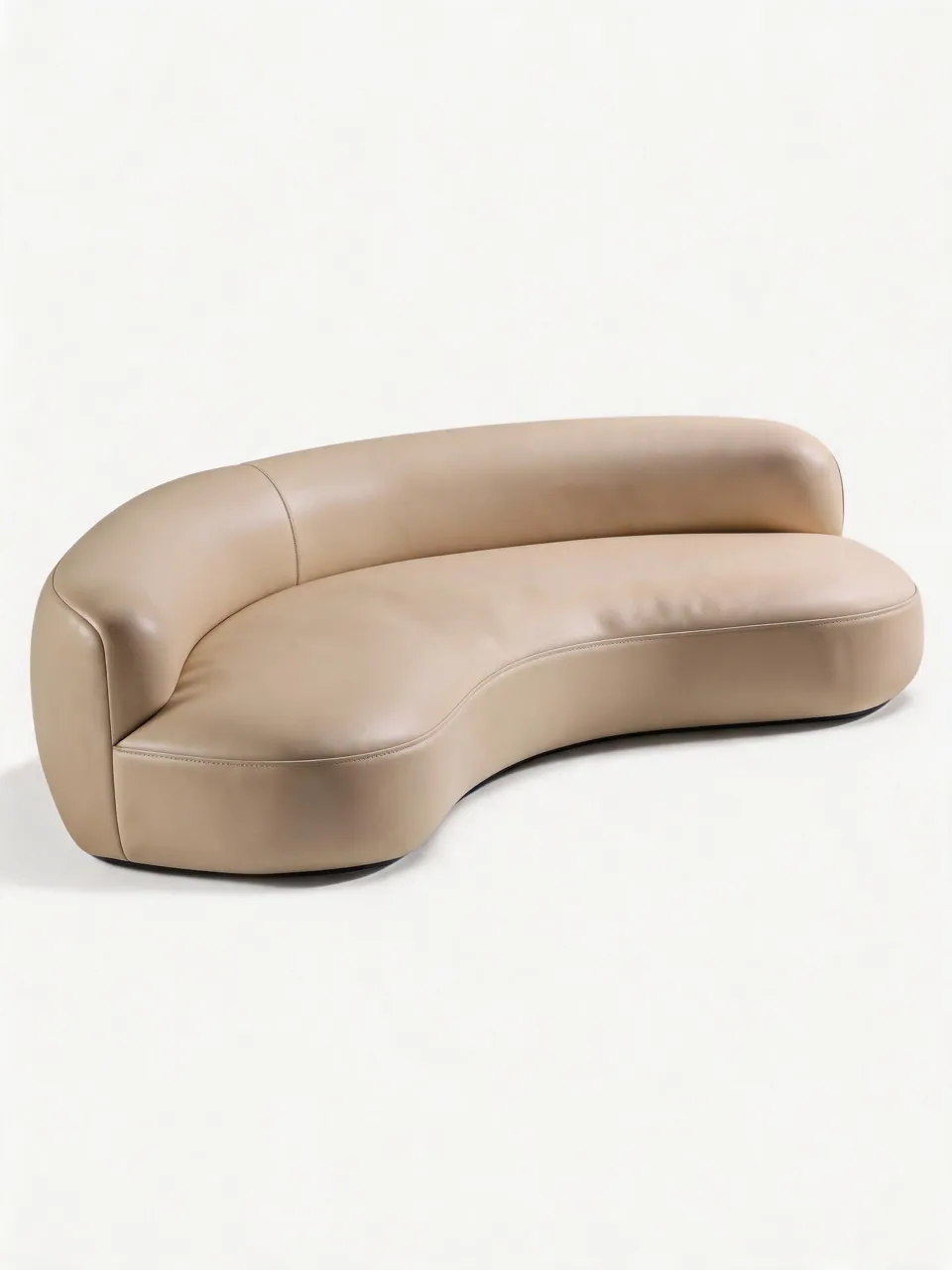 Sweep-End Kidney Sofa