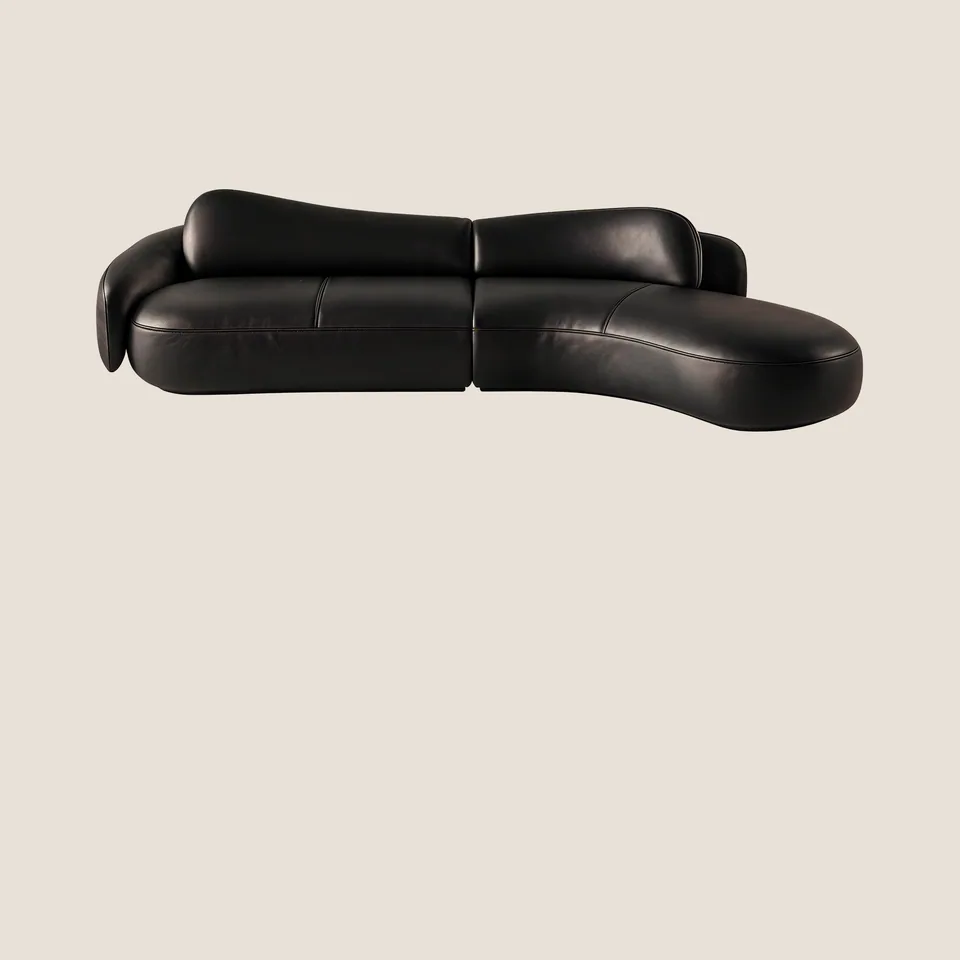 Wave-Back Modular Sectional view 2