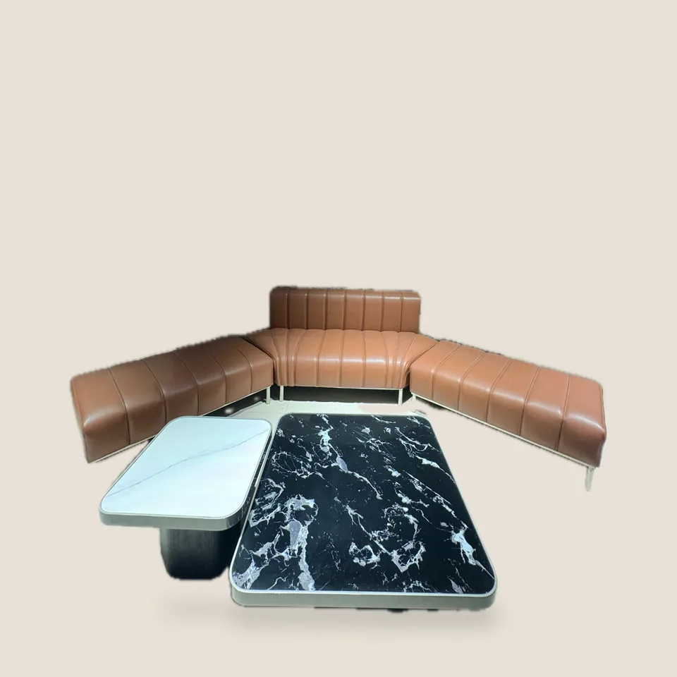 Zigzag Modular Channel Bench view 2
